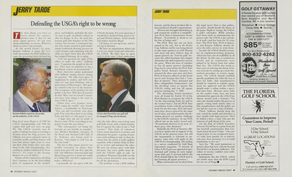 Defending the USGA’s right to be wrong