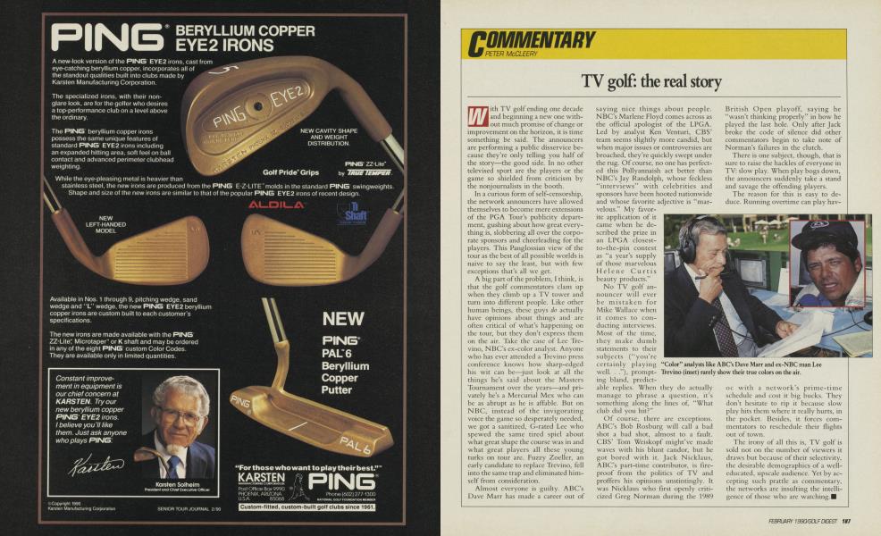 TV golf: the real story