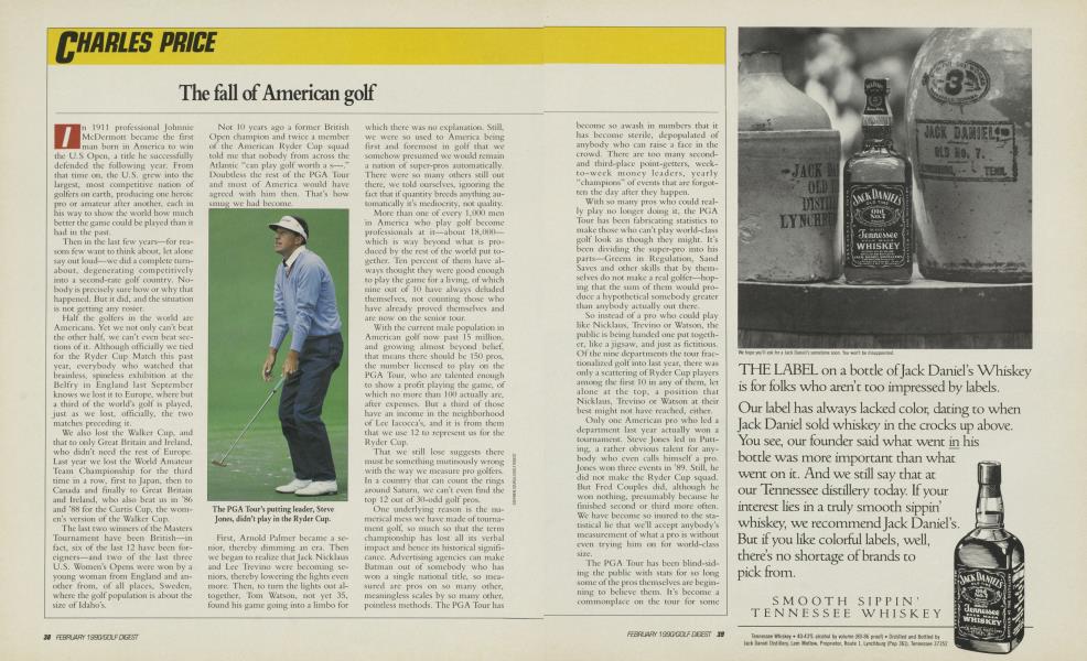 The fall of American golf