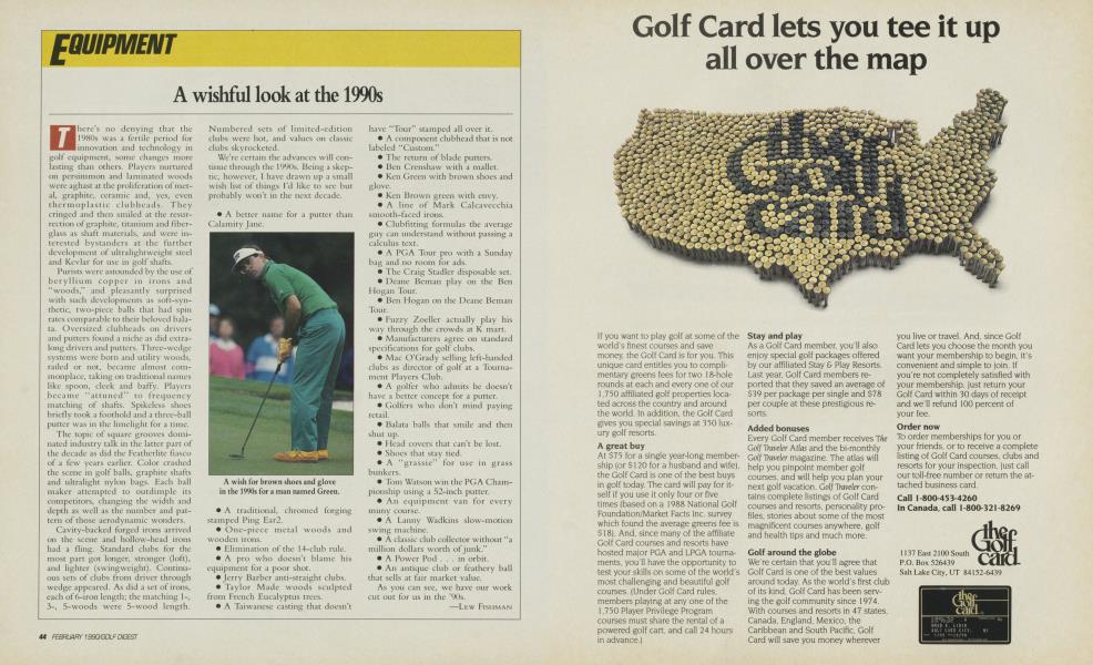 A wishful look at the 1990s
