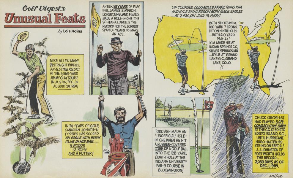 Golf Digest Unusual Feats
