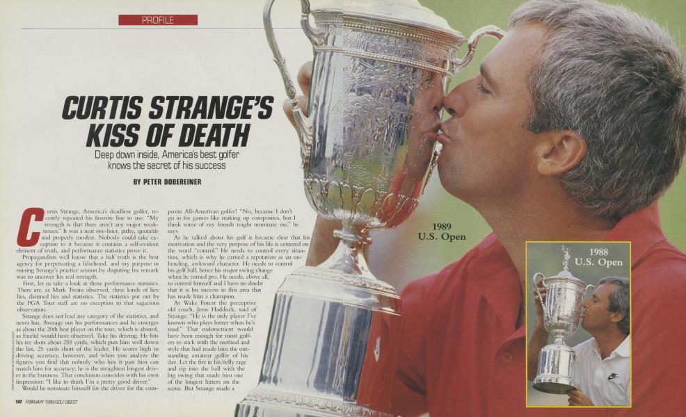 CURTIS STRANGE’S KISS OF DEATH