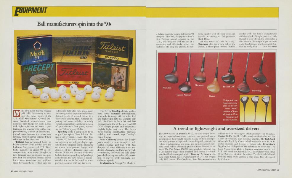 Ball manufacturers spin into the ’90s