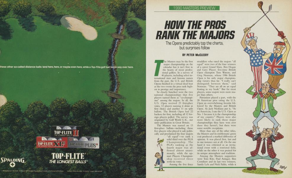 HOW THE PROS RANK THE MAJORS