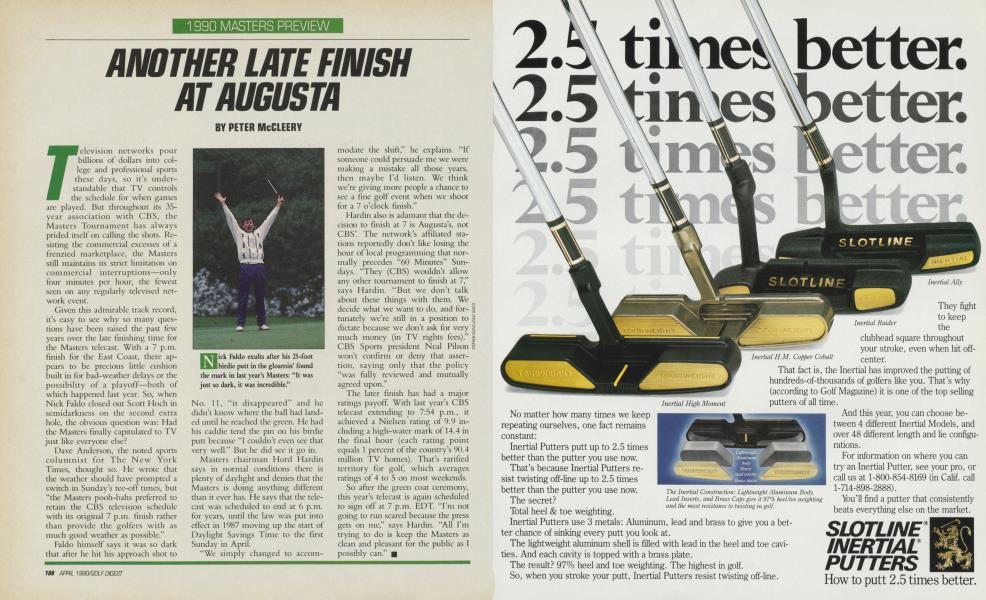 ANOTHER LATE FINISH AT AUGUSTA