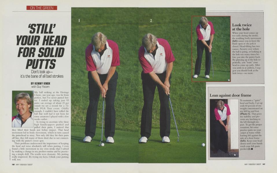 'STILL’ YOUR HEAD FOR SOLID PUTTS