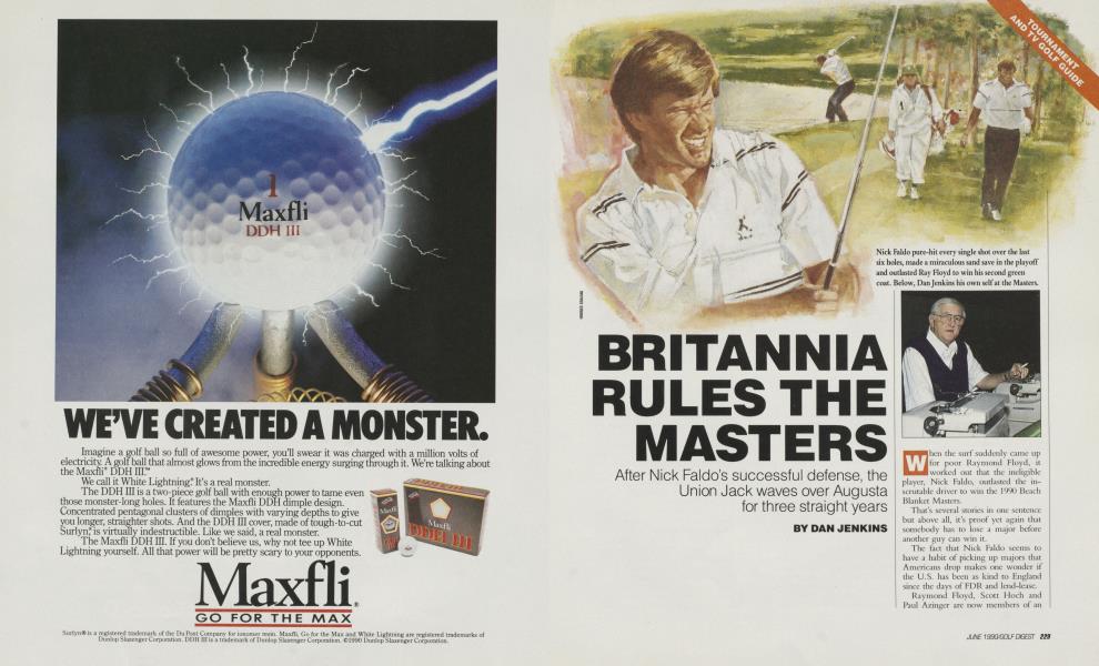 BRITANNIA RULES THE MASTERS