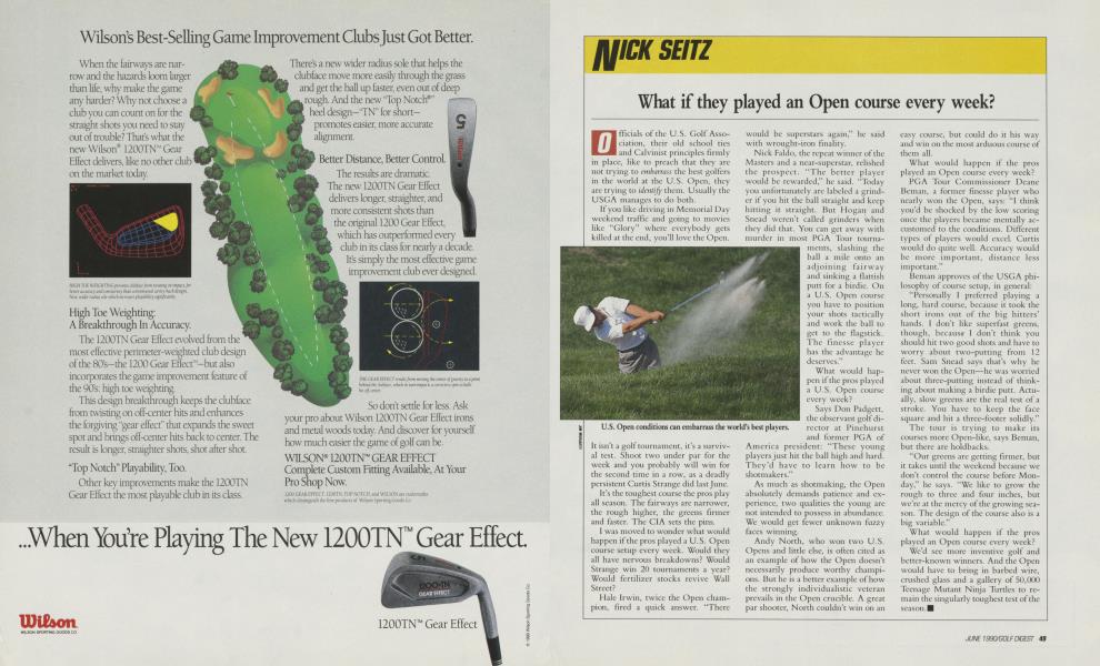 What if they played an Open course every week?