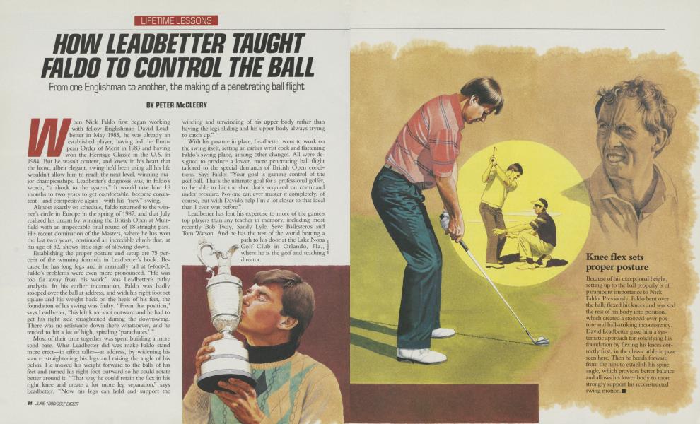 HOW LEADBETTER TAUGHT FALDO TO CONTROL THE BALL