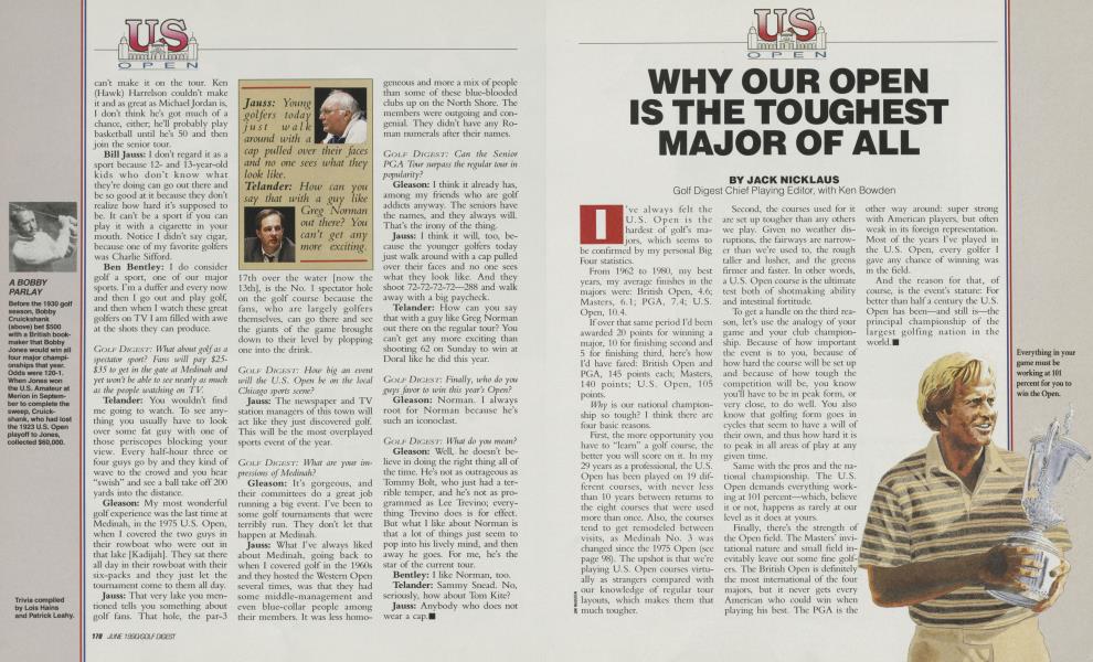 WHY OUR OPEN IS THE TOUGHEST MAJOR OF ALL