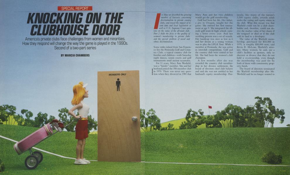 KNOCKING ON THE CLUBHOUSE DOOR
