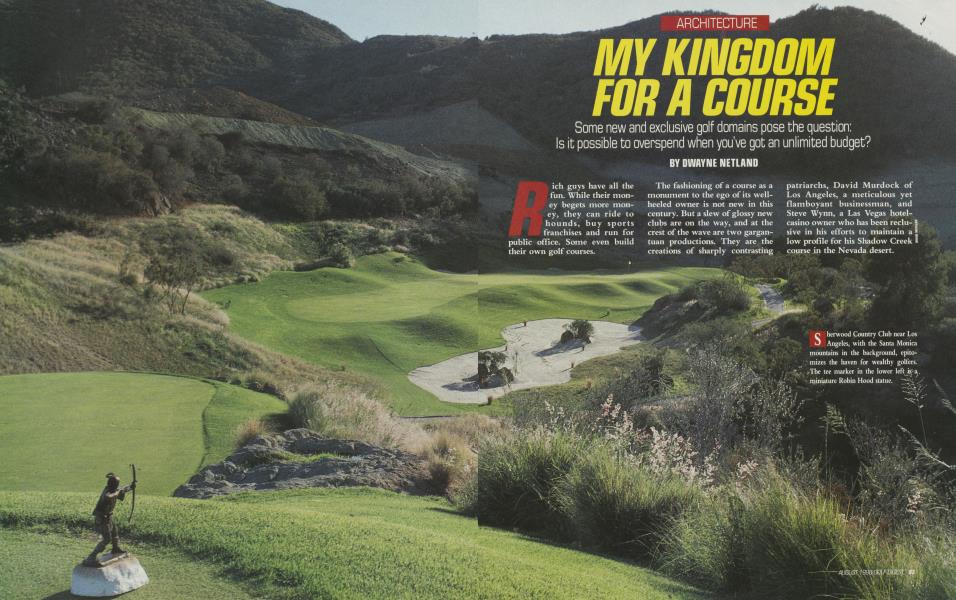 MY KINGDOM FOR A COURSE