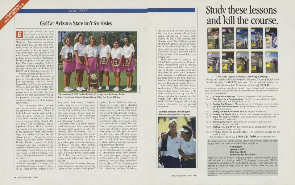 Golf at Arizona State isn’t for sissies