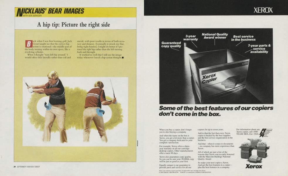 A hip tip: Picture the right side