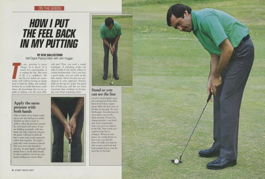 HOW I PUT THE FEEL BACK IN MY PUTTING