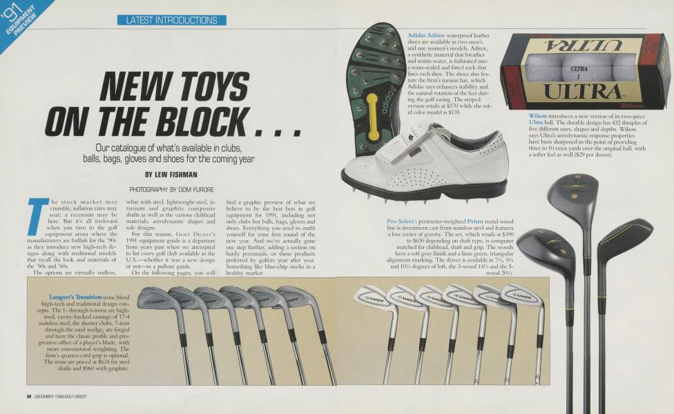 NEW TOYS ON THE BLOCK . . ., Golf Digest