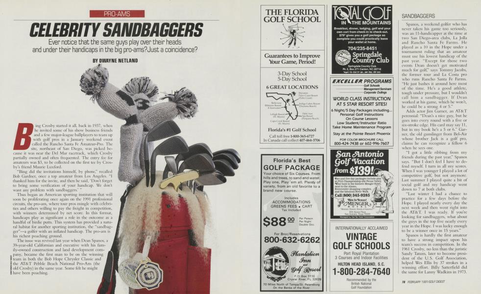 CELEBRITY SANDBAGGERS