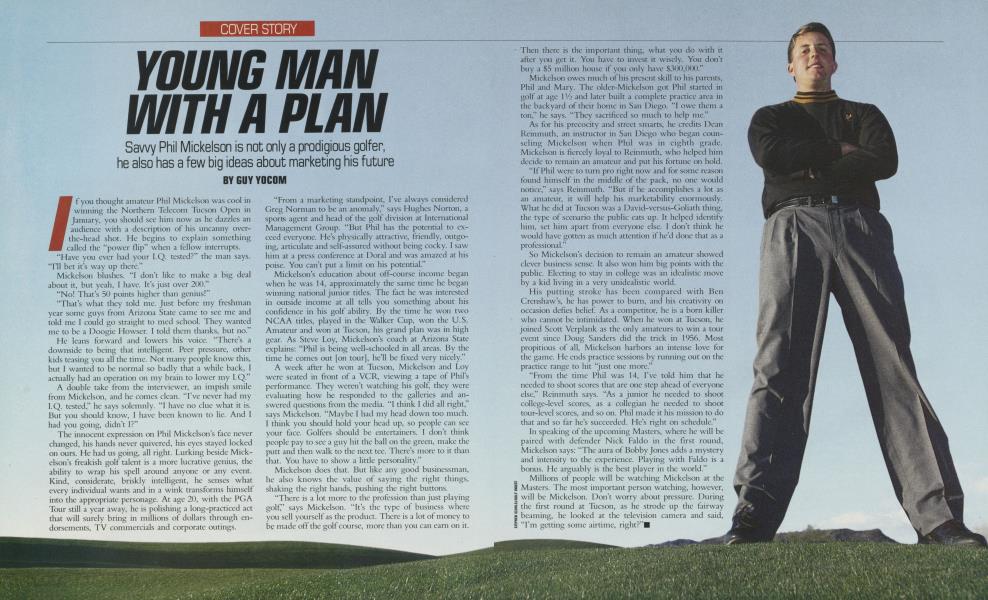 YOUNG MAN WITH A PLAN