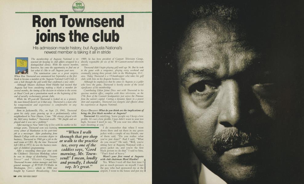 Ron Townsend joins the club