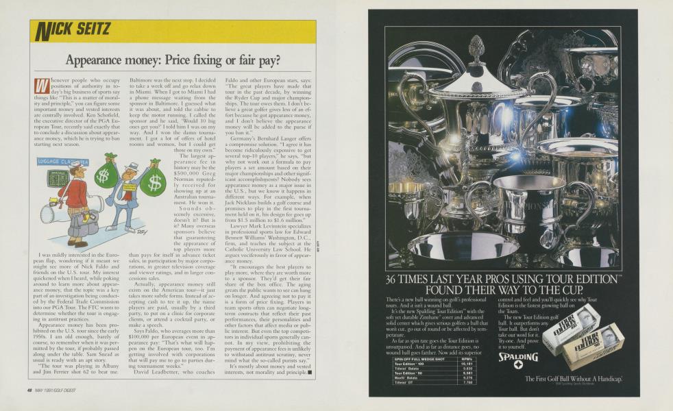 Appearance money: Price fixing or fair pay?