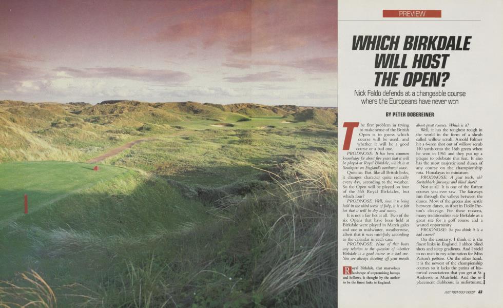 WHICH BIRKDALE WILL HOST THE OPEN?
