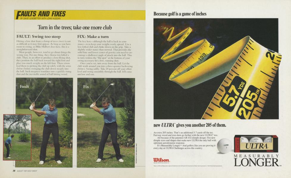 Turn in the trees; take one more club