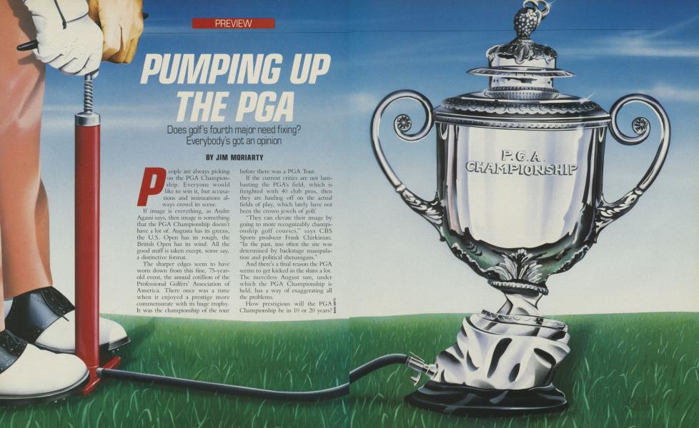 PUMPING UP THE PGA