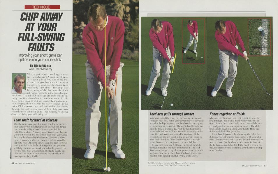 CHIP AWAY AT YOUR FULL-SWING FAULTS