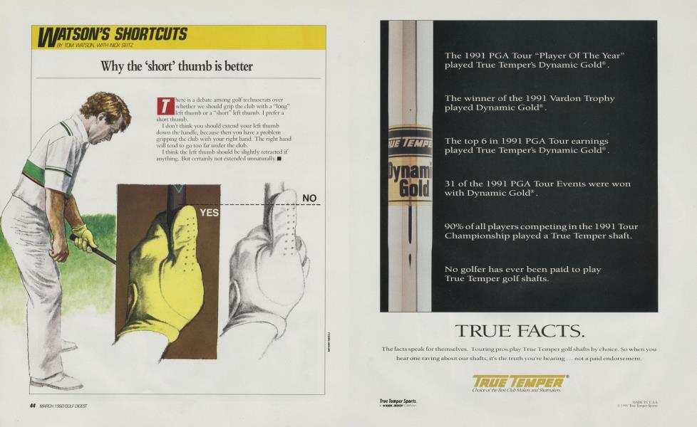 Why the ‘short’ thumb is better