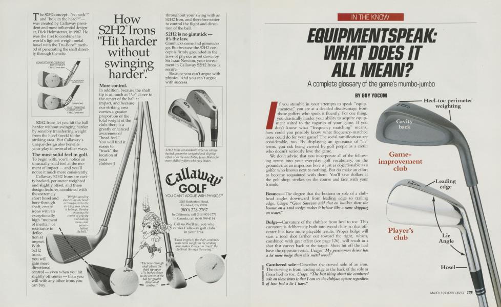 EQUIPMENTSPEAK: WHAT DOES IT ALL MEAN?