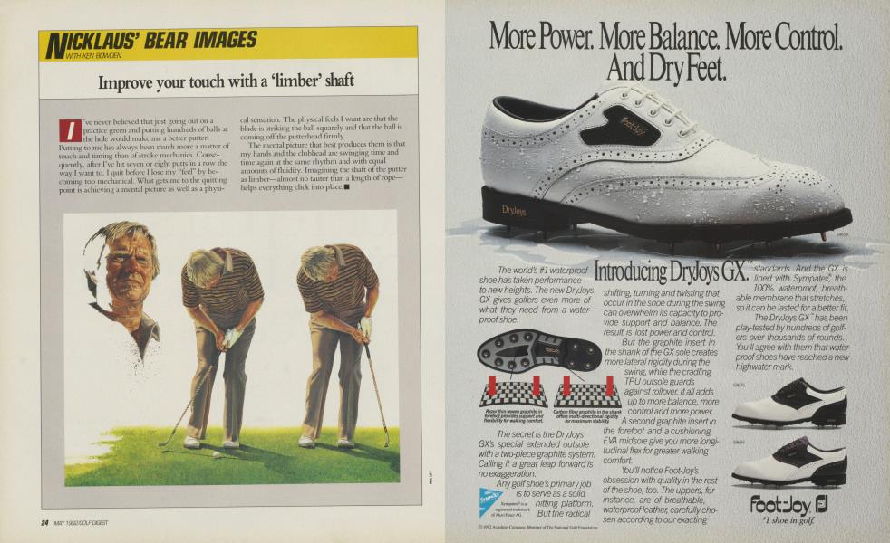 Improve your touch with a ‘limber’ shaft
