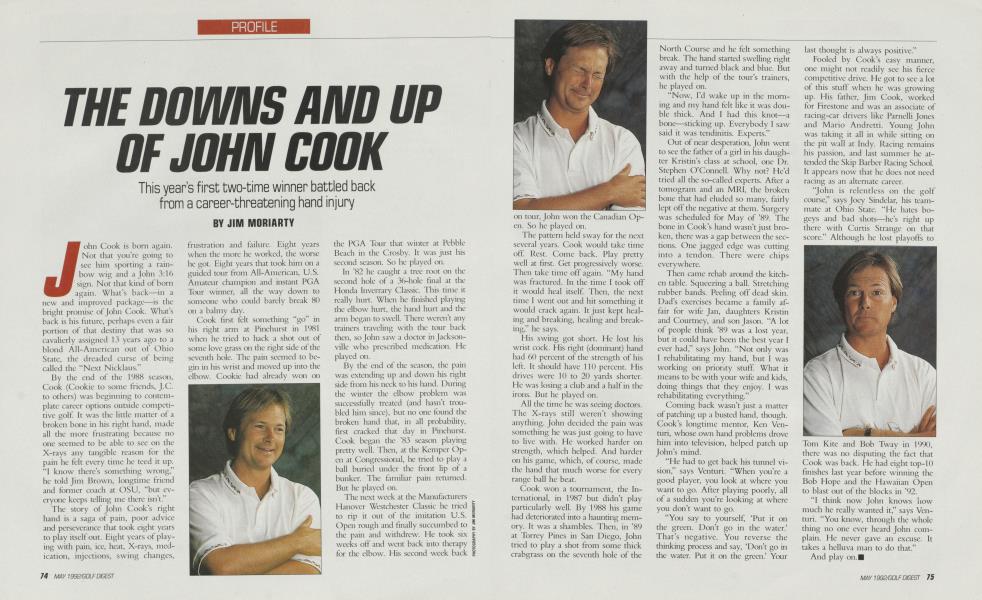 THE DOWNS AND UP OF JOHN COOK