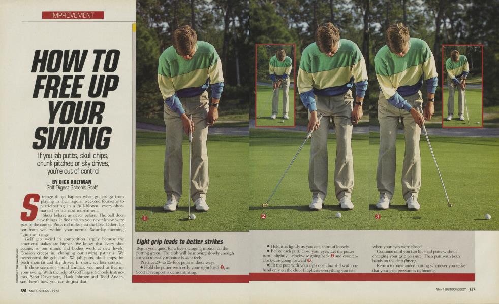 HOW TO FREE UP YOUR SWING