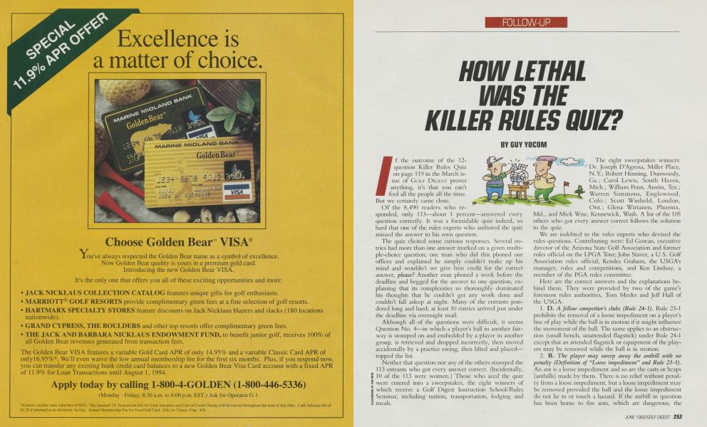 HOW LETHAL WAS THE KILLER RULES QUIZ?