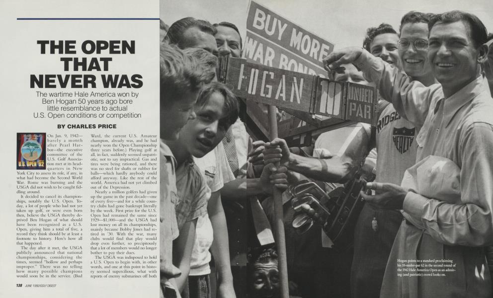 THE OPEN THAT NEVER WAS