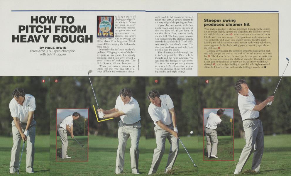 HOW TO PITCH FROM HEAVY ROUGH