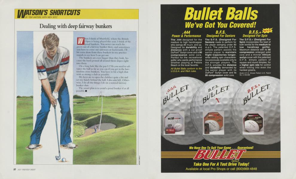 Dealing with deep fairway bunkers