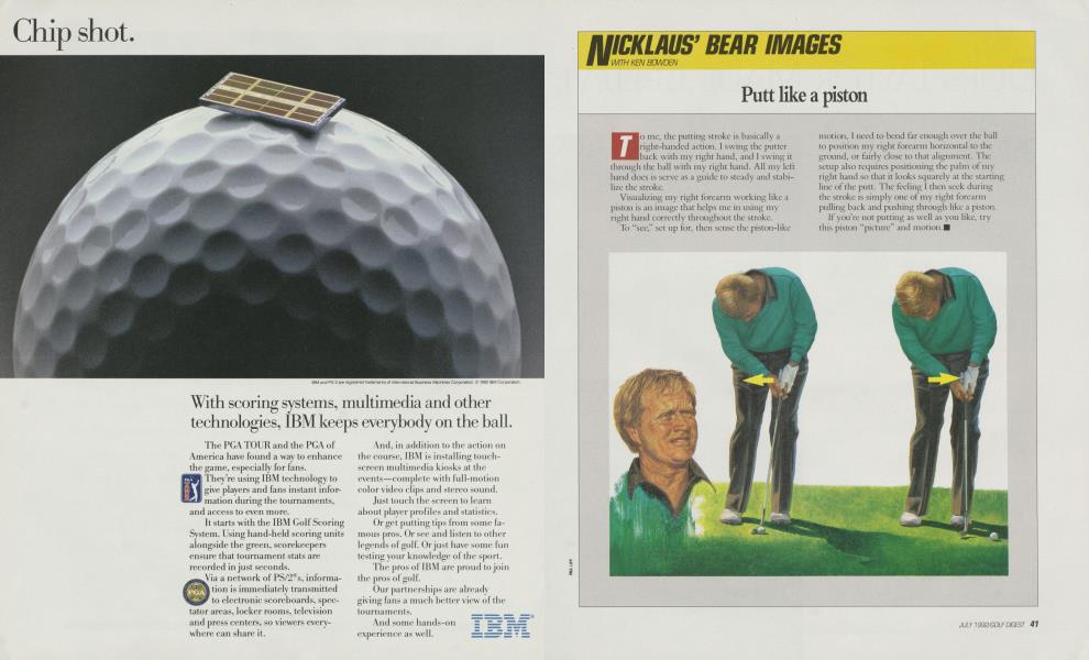 Putt like a piston