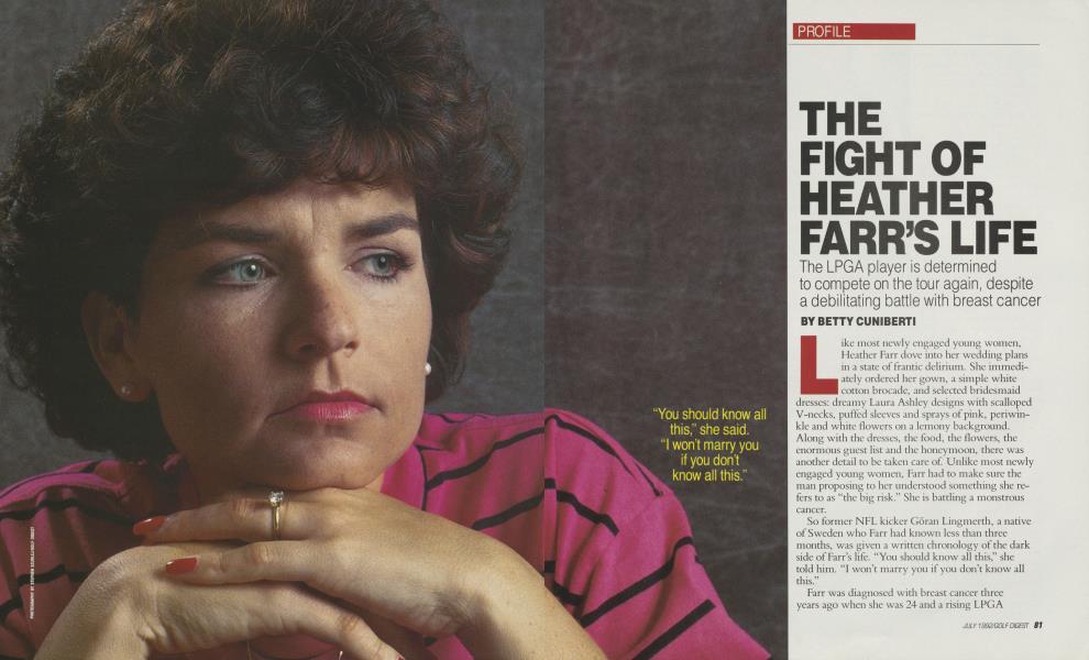 THE FIGHT OF HEATHER FARR’S LIFE