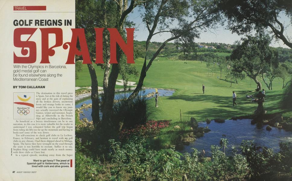 GOLF REIGNS IN SPAIN