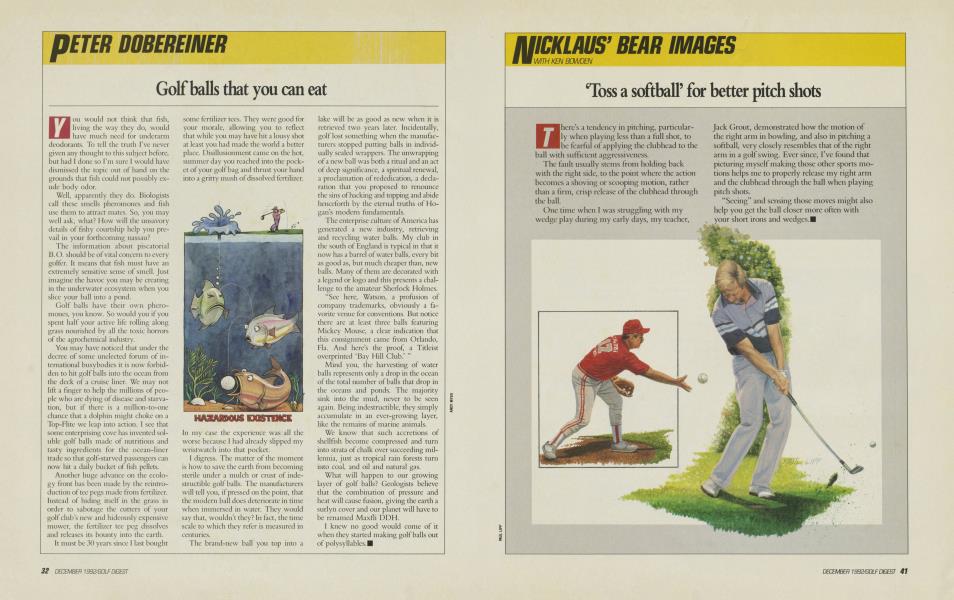 ‘Toss a softball' for better pitch shots