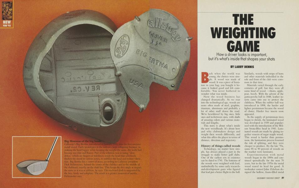 THE WEIGHTING GAME