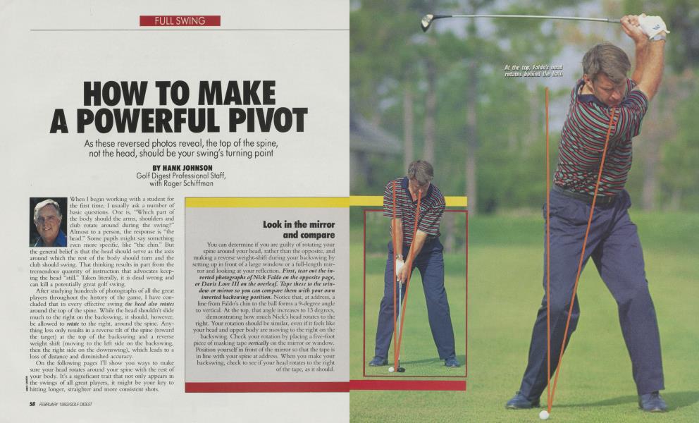 HOW TO MAKE A POWERFUL PIVOT