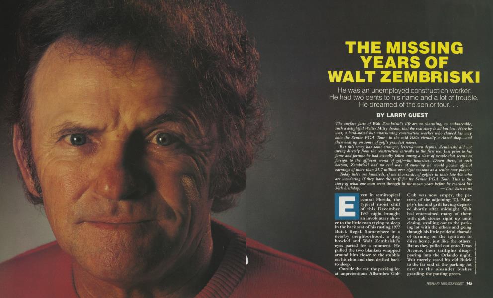 THE MISSING YEARS OF WALT ZEMBRISKI