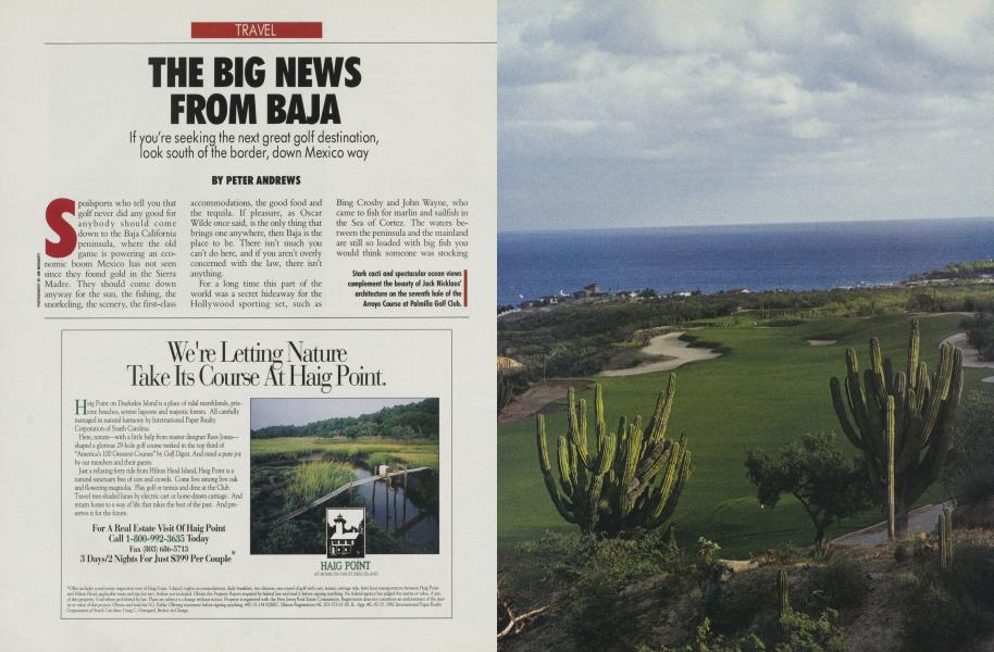 THE BIG NEWS FROM BAJA
