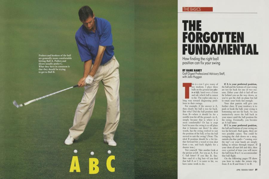 THE FORGOTTEN FUNDAMENTAL