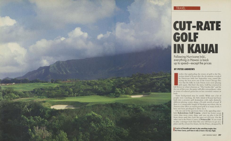 CUT-RATE GOLF IN KAUAI