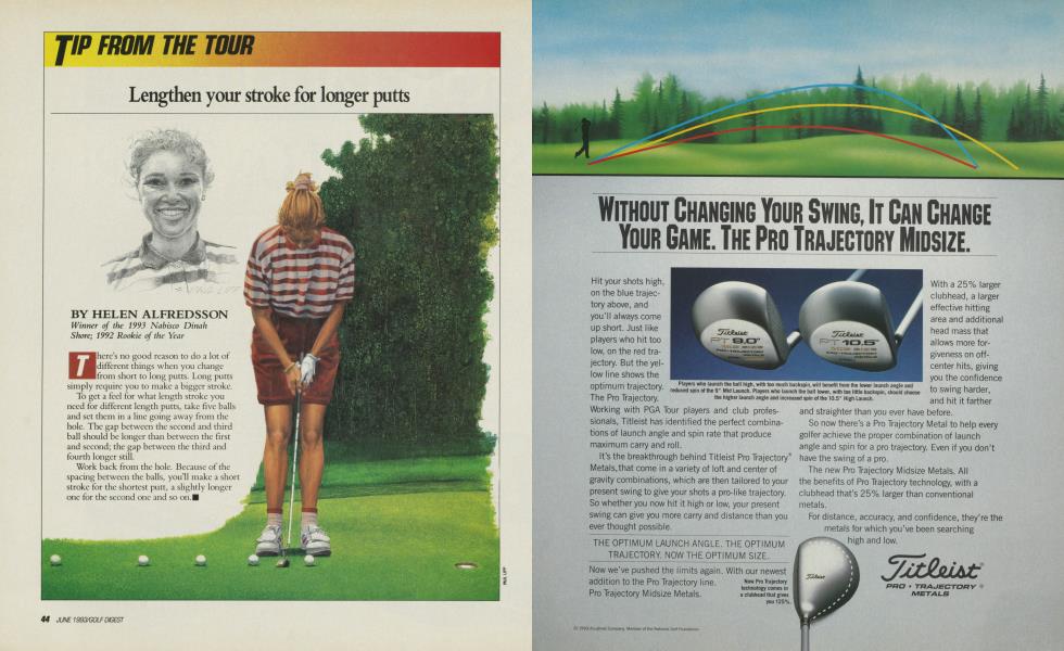 Lengthen your stroke for longer putts