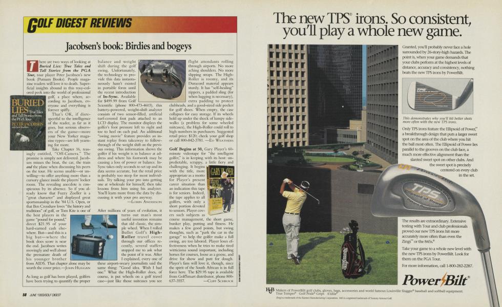 Jacobsen’s book: Birdies and bogeys
