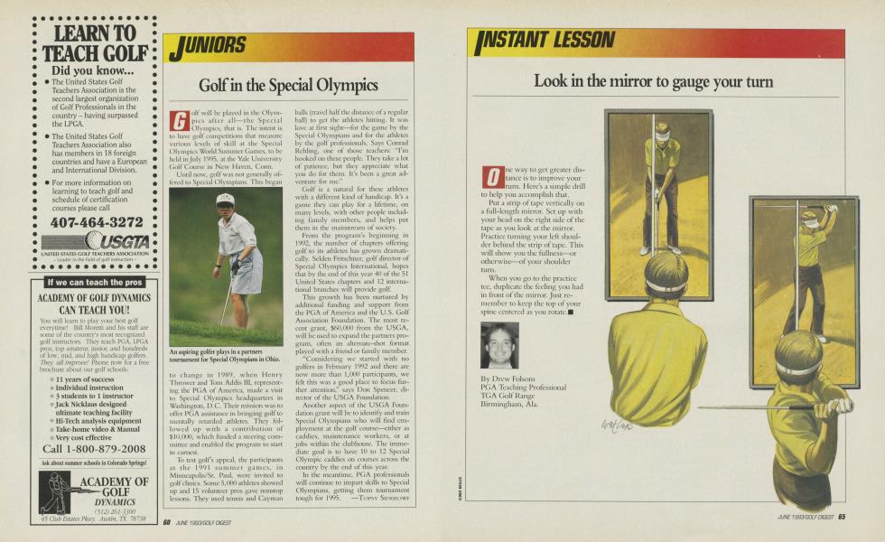 Golf in the Special Olympics